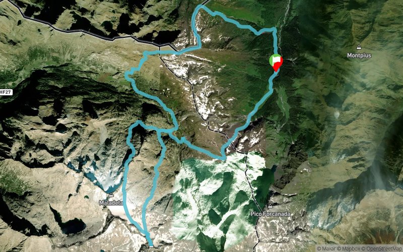 Trace de Trail : Aneto depuis l’Artiga de Lin