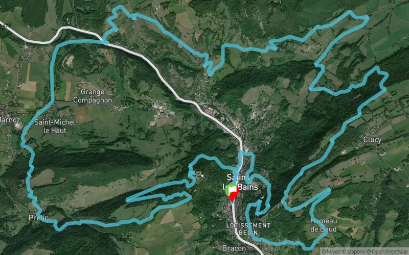 Trace de Trail : trail des forts Vauban 2022