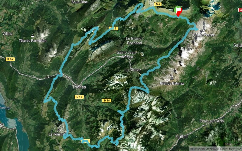 Trace de Trail : tour aravis